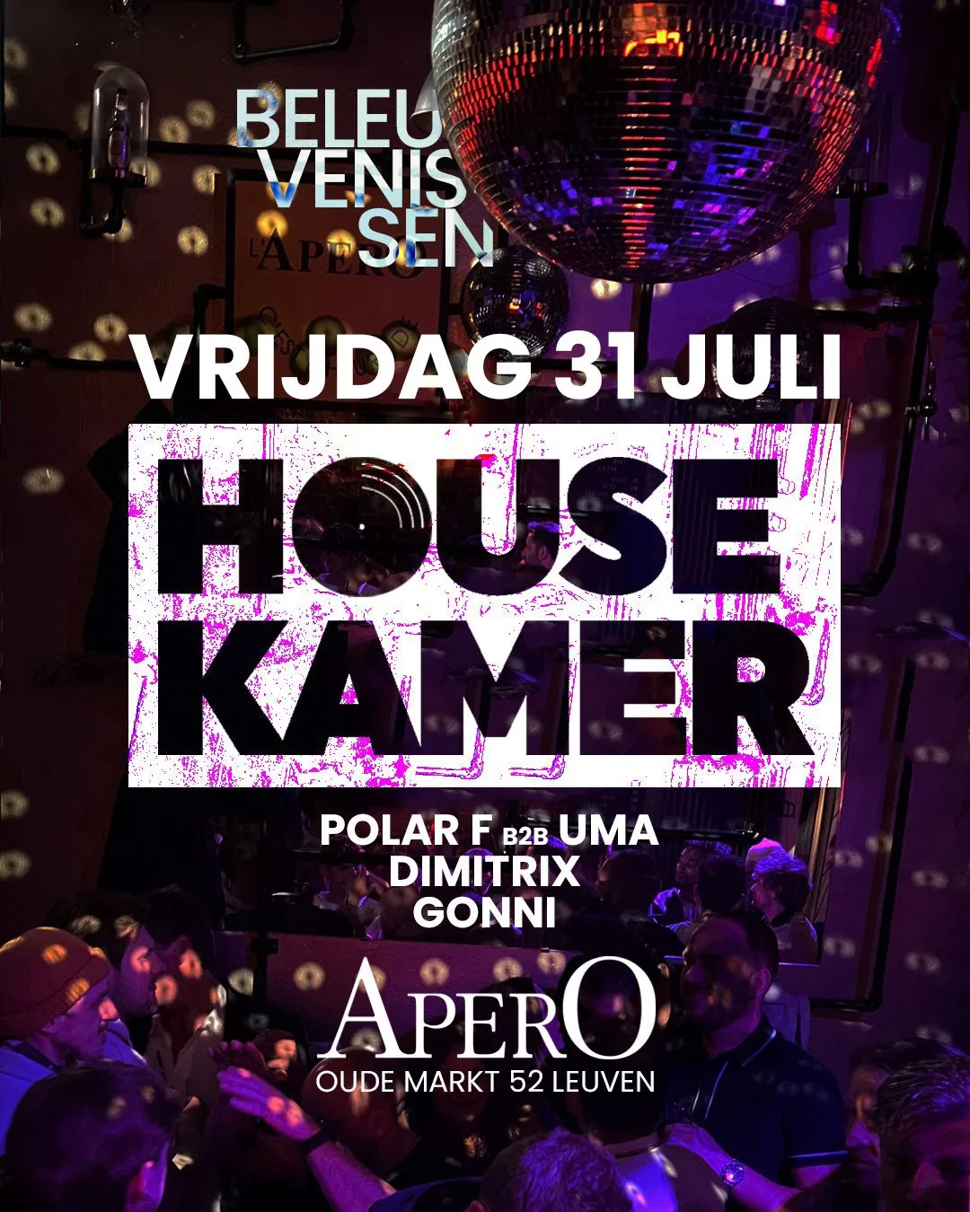 Housekamer @ Apero Leuven op Facebook