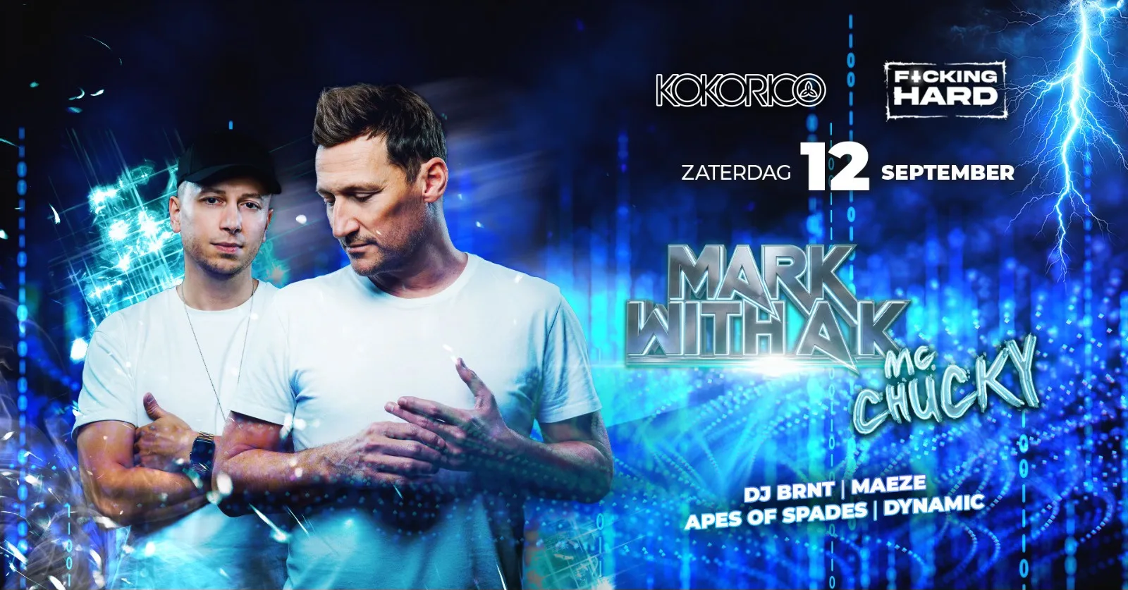 MARK WITH A K & MC CHUCKY | 12.09 | KOKORICO x FXCKING HARD op Facebook