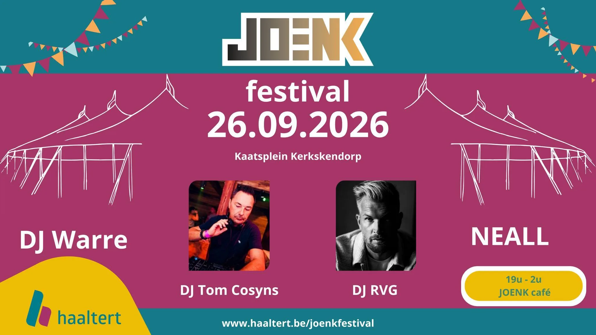 JOENK festival 2026 op Facebook