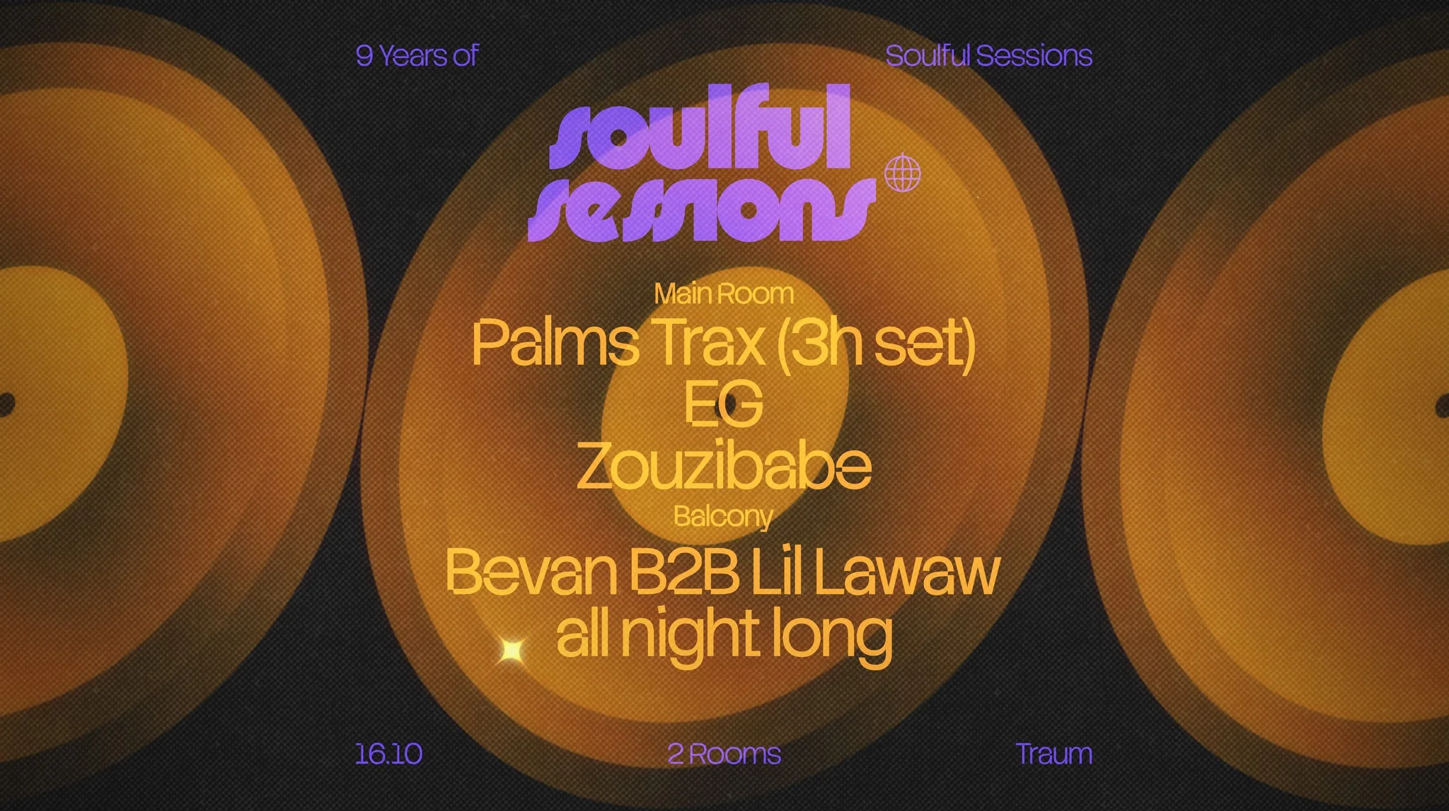 9 Years of Soulful Sessions w/ Palms Trax op Facebook