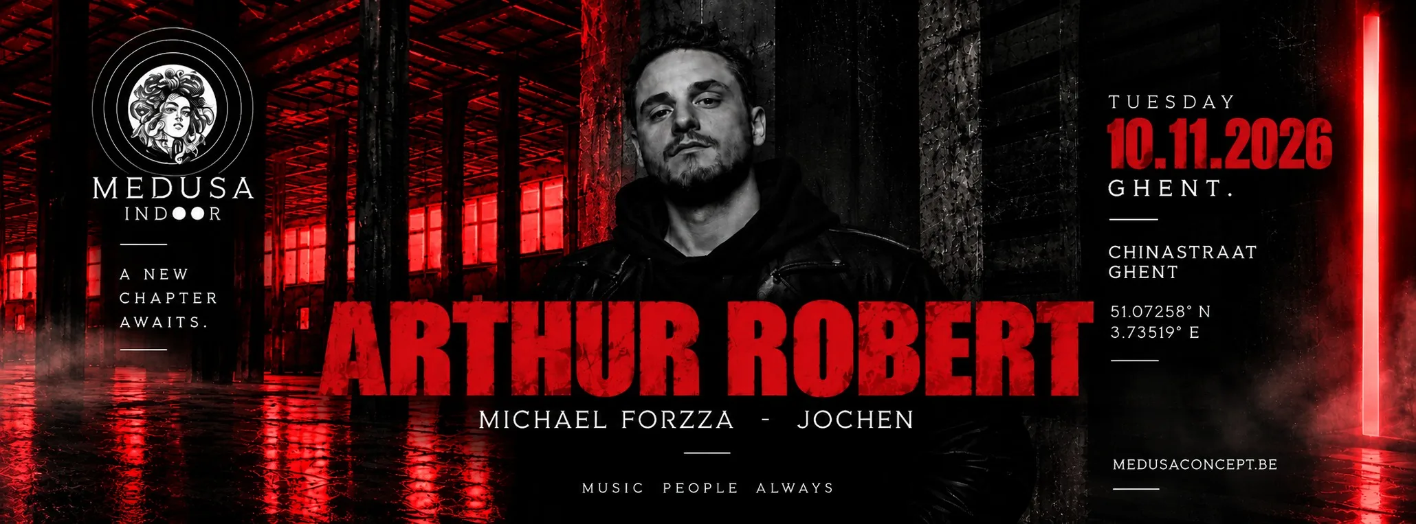 Medusa Indoor at Chinastraat Ghent w/ Arthur Robert (Figure, Token) 🇦🇹 op Facebook