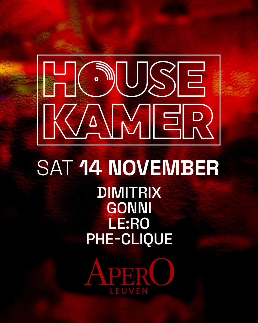 Housekamer @ Apero Leuven op Facebook