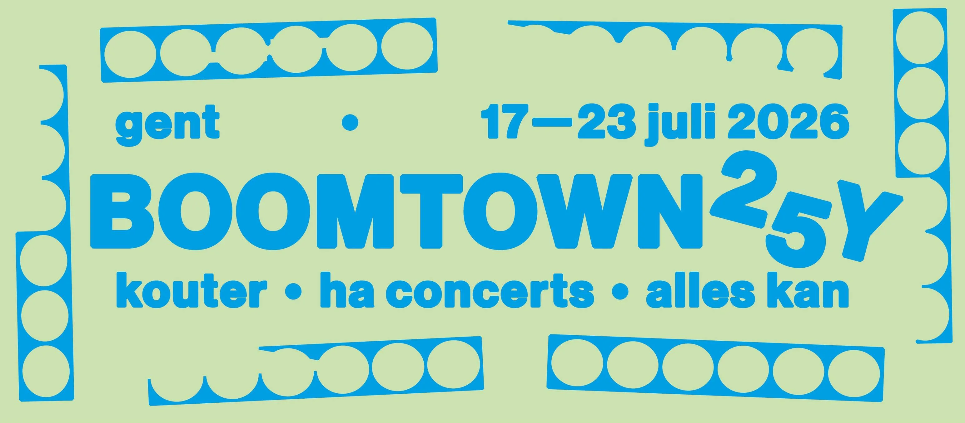 BOOMTOWN 2026 • 17 - 23 juli 2026 op Facebook