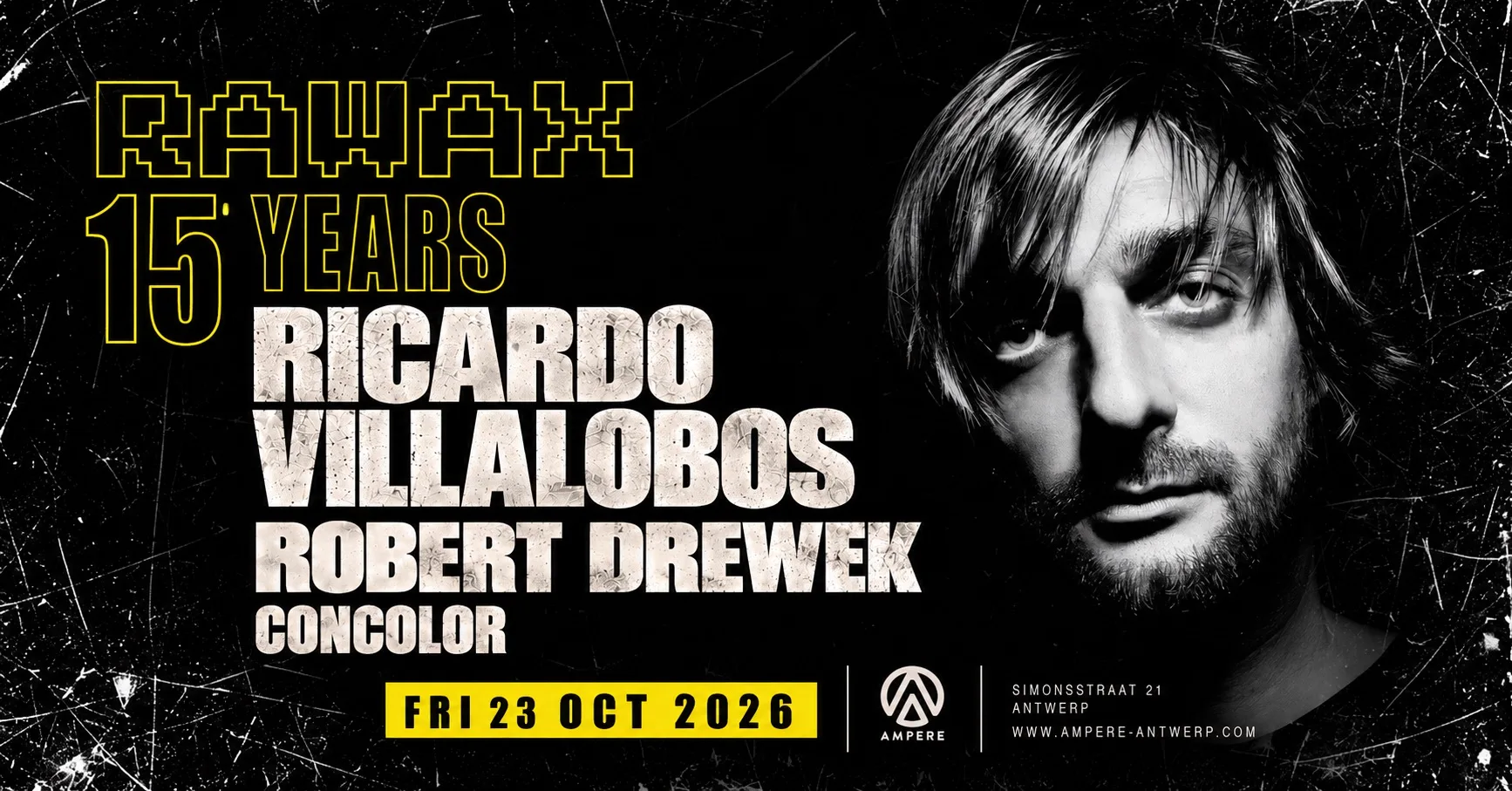 Ampere x Rawax present: Ricardo Villalobos op Facebook