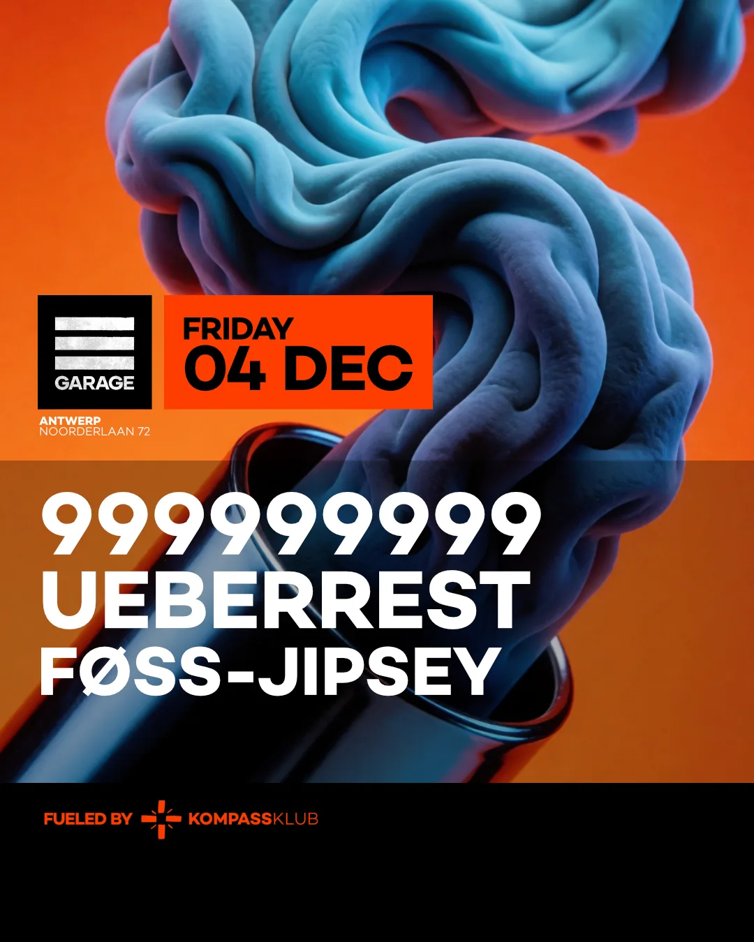 999999999 & Ueberrest at Garage op Facebook