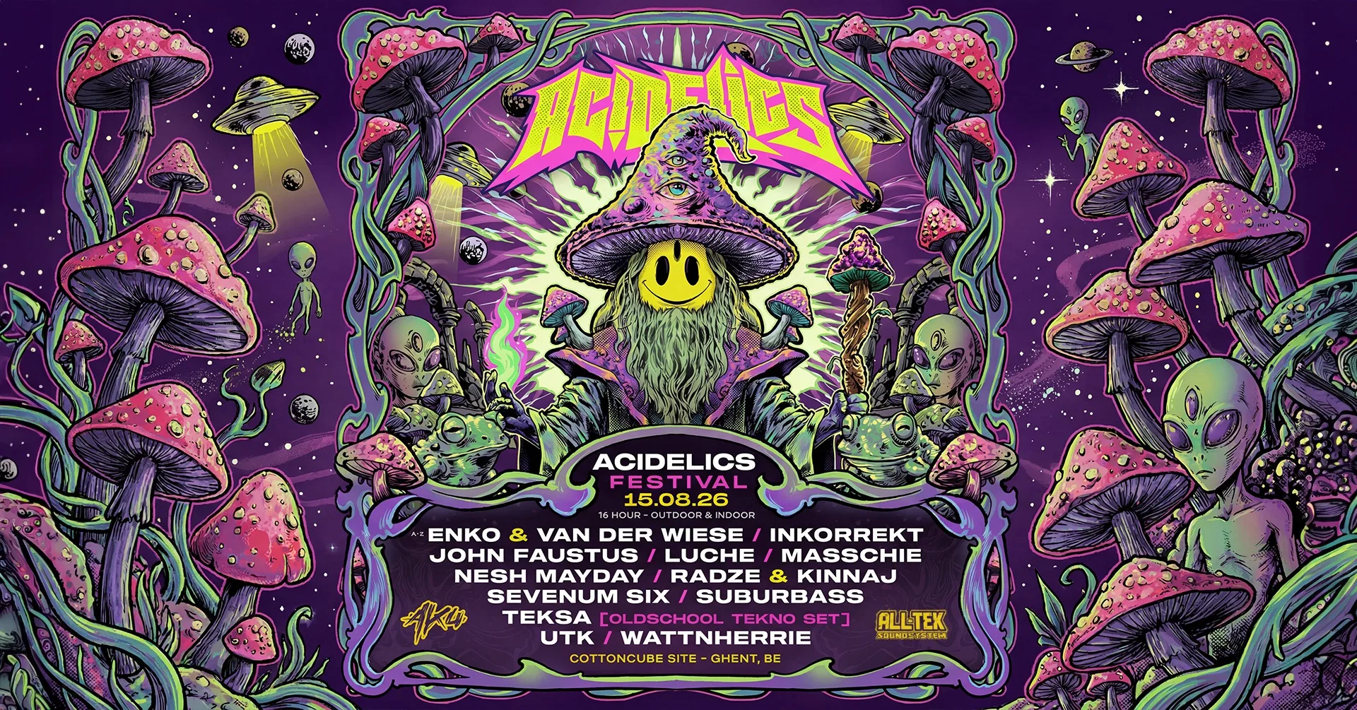 ACIDELICS FESTIVAL 2026 op Facebook