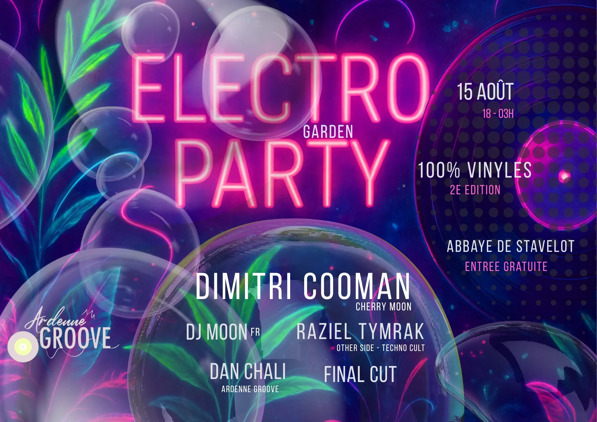 Abbaye Electro Party op Facebook