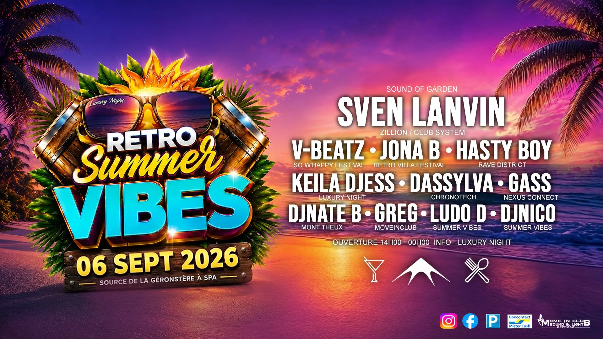 Retro Summer Vibes op Facebook