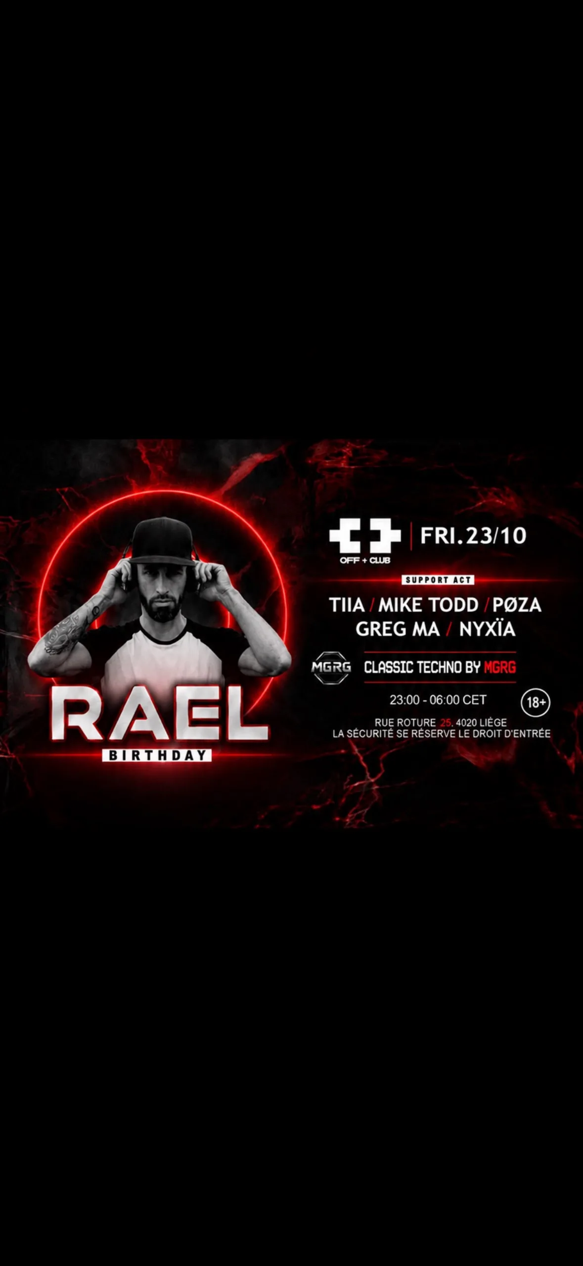 classic techno by MGRM ( rael birthday edition ) op Facebook