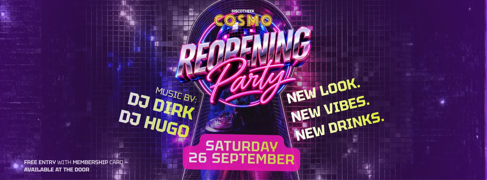 Heropening - Discotheek Cosmo op Facebook