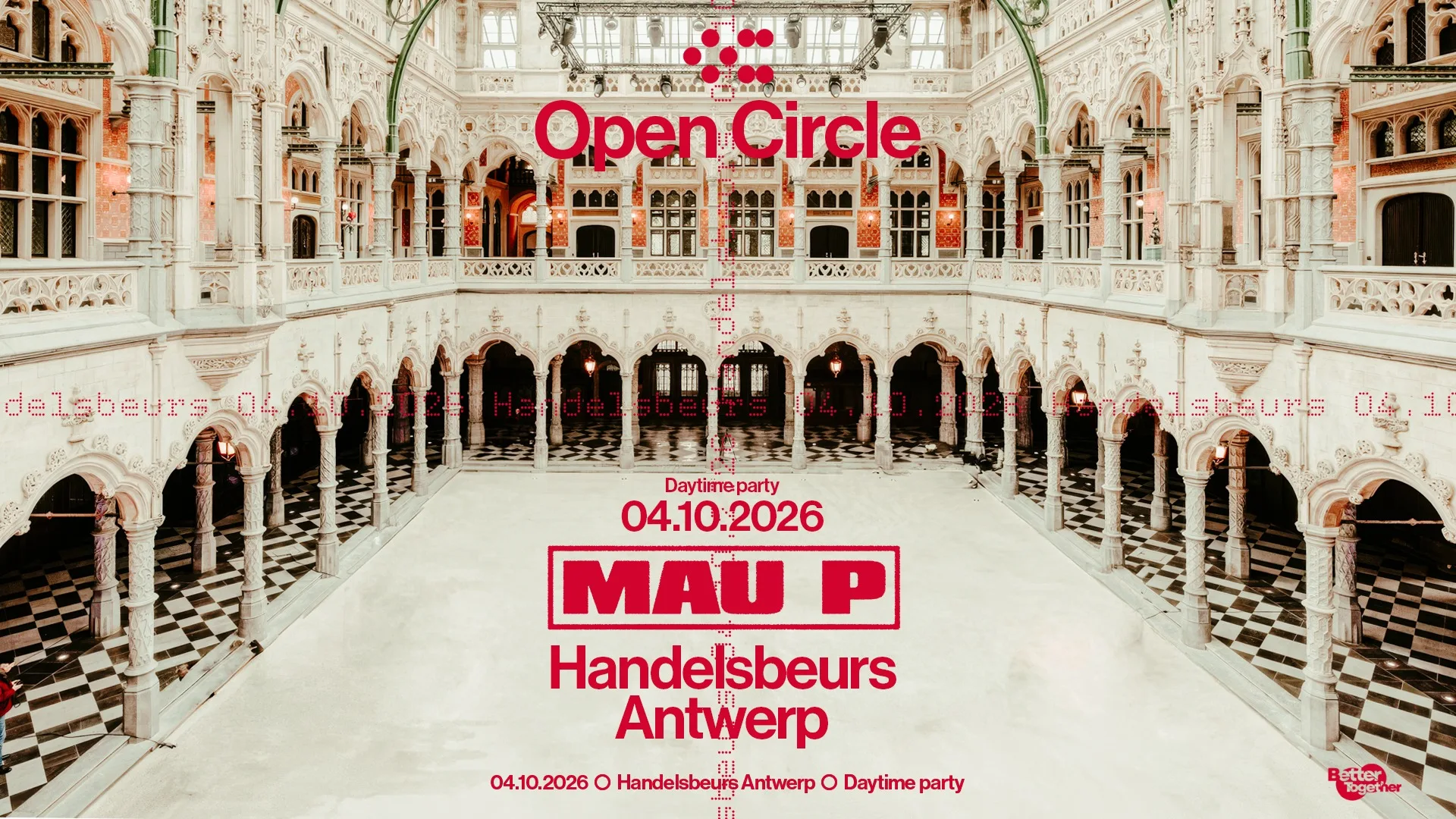 Open Circle invites Mau P ◯ Handelsbeurs Antwerp op Facebook