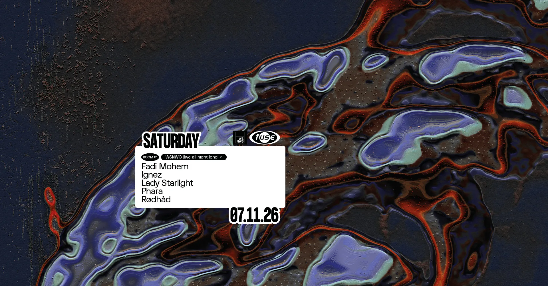 Fuse presents: WSNWG (live all night long) op Facebook