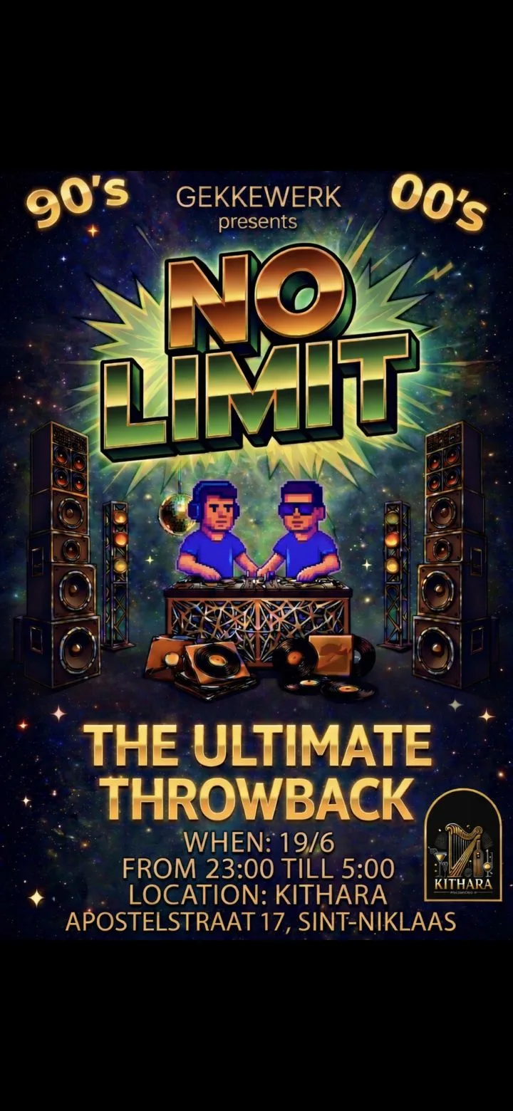 Gekkewerk presents: NO LIMIT op Facebook