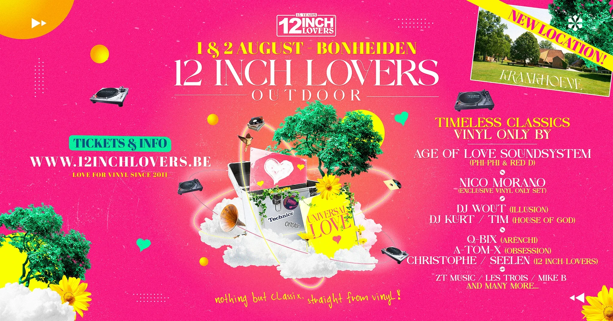12 Inch Lovers Outdoor 2026 Bonheiden - Universal Love op Facebook
