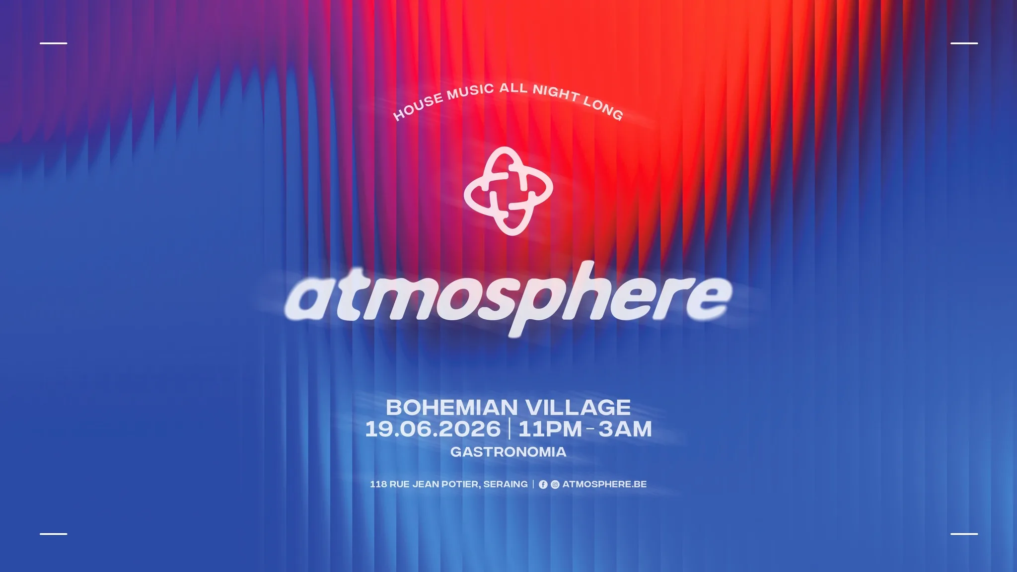 ATMOSPHERE x BOHEMIAN VILLAGE - 19.06.26 op Facebook