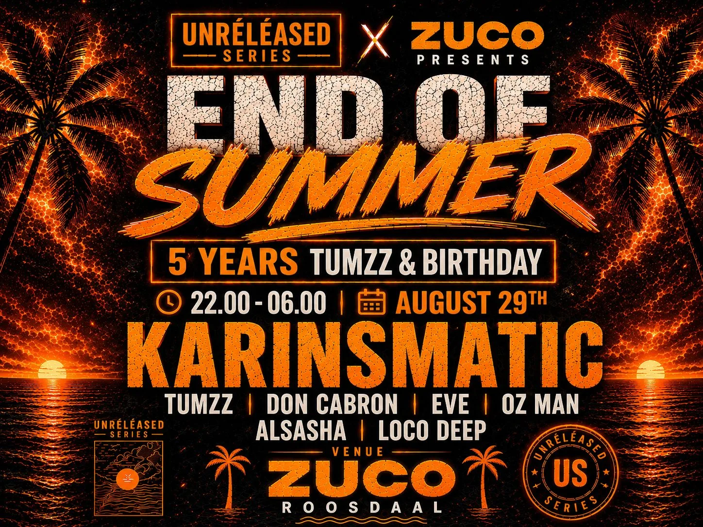 END OF SUMMER | 5 YEARS TUMZZ & BIRTHDAY | UNRELEASED SERIES X ZUCO ROOSDAAL op Facebook