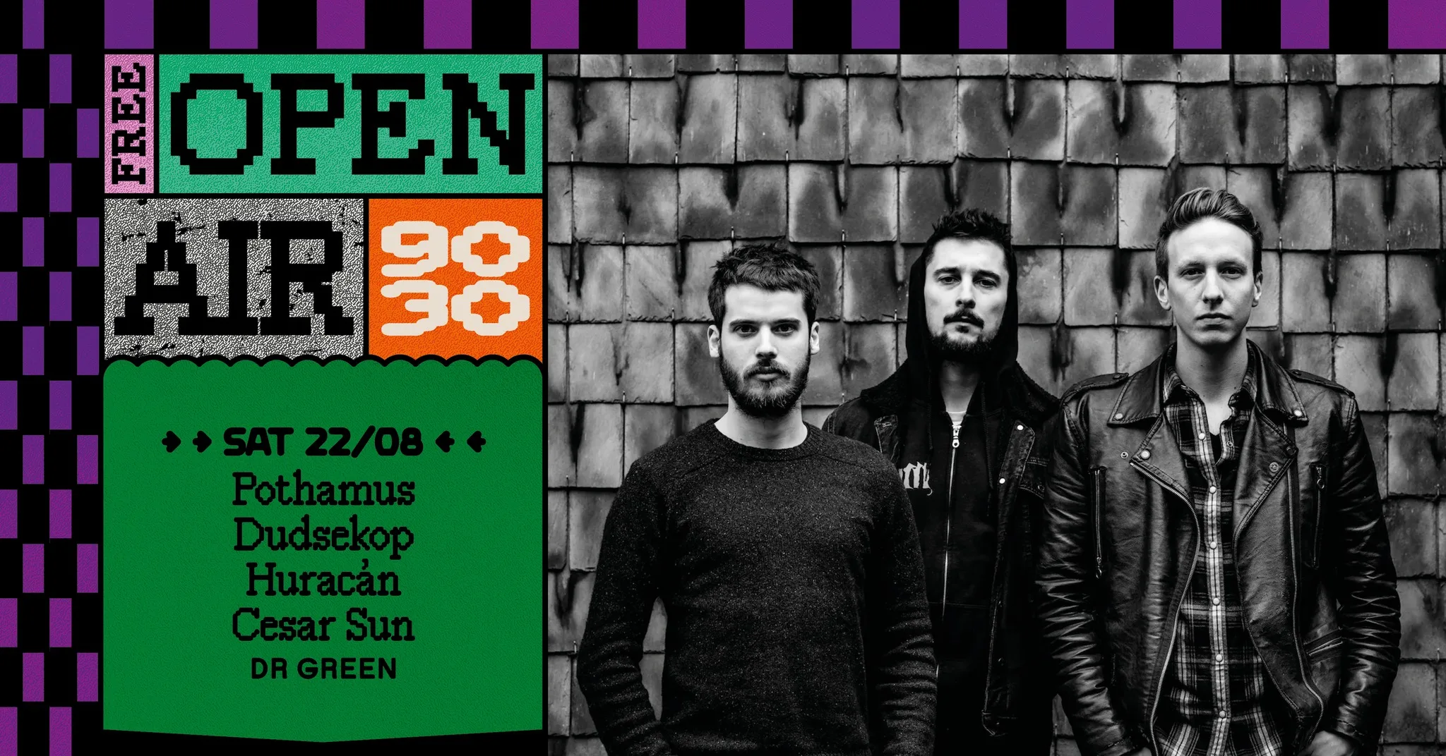 POTHAMUS + DUDSEKOP + HURACAN + CESAR SUN + STOELEN EN BANKEN + Dr Green - FREE OPENAIR 9030 - dag 1 op Facebook