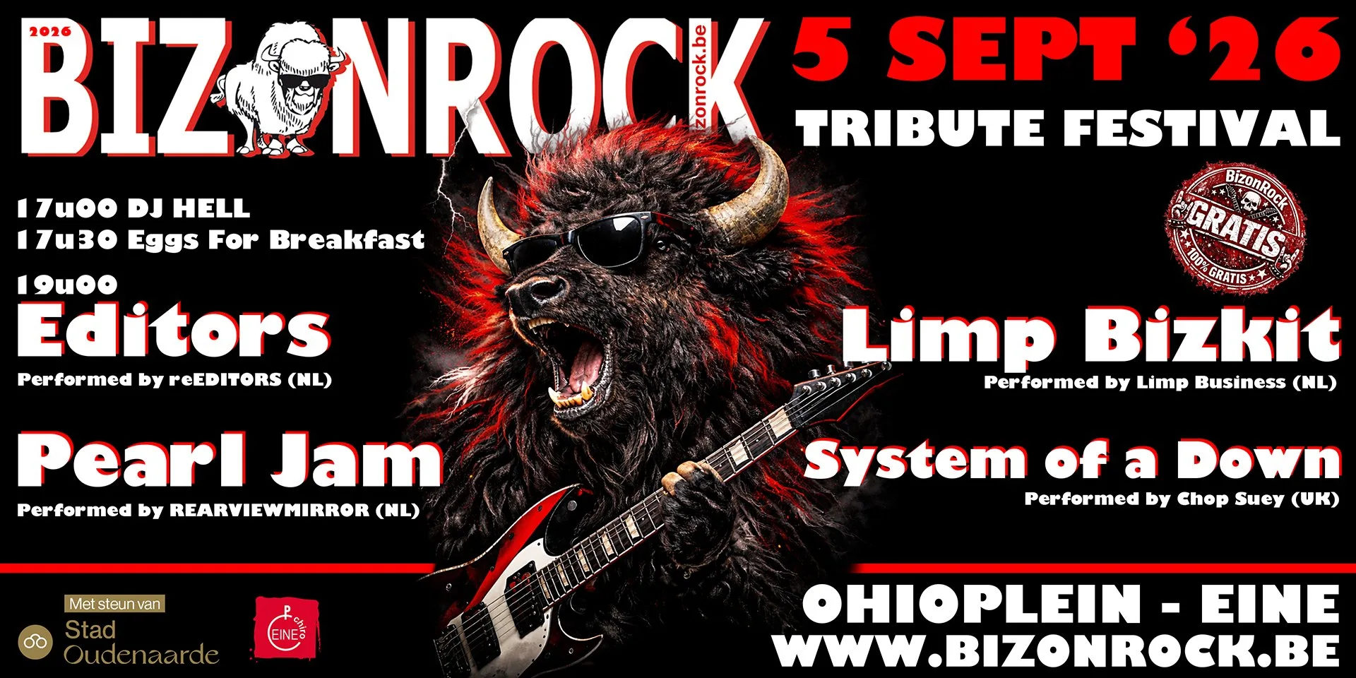 Bizonrock 2026 op Facebook