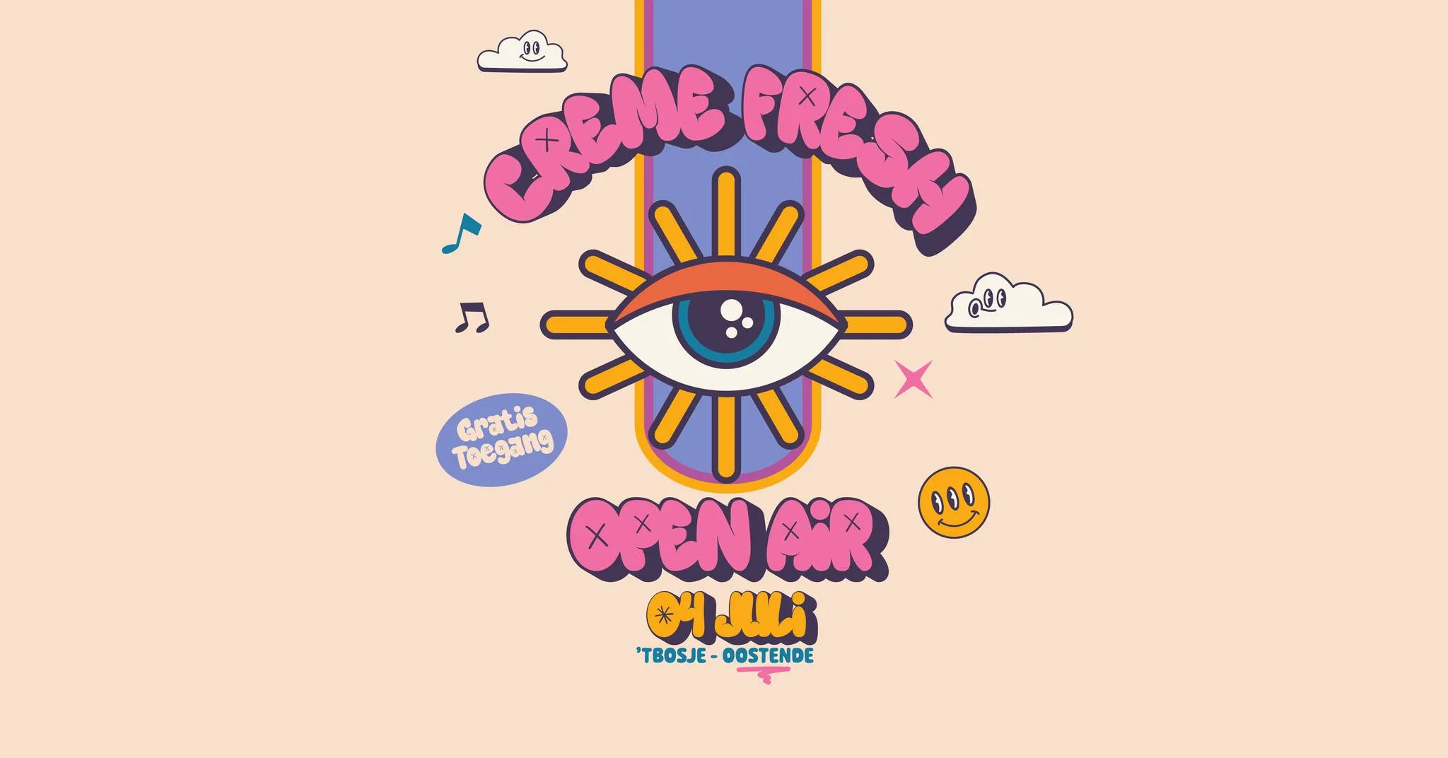 Crème Fresh Open Air 2026 op Facebook