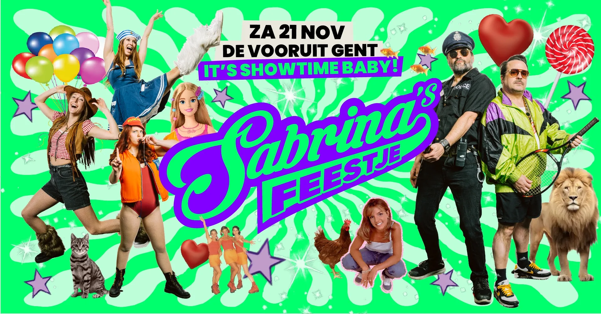 Sabrina's Feestje - Vooruit Gent op Facebook