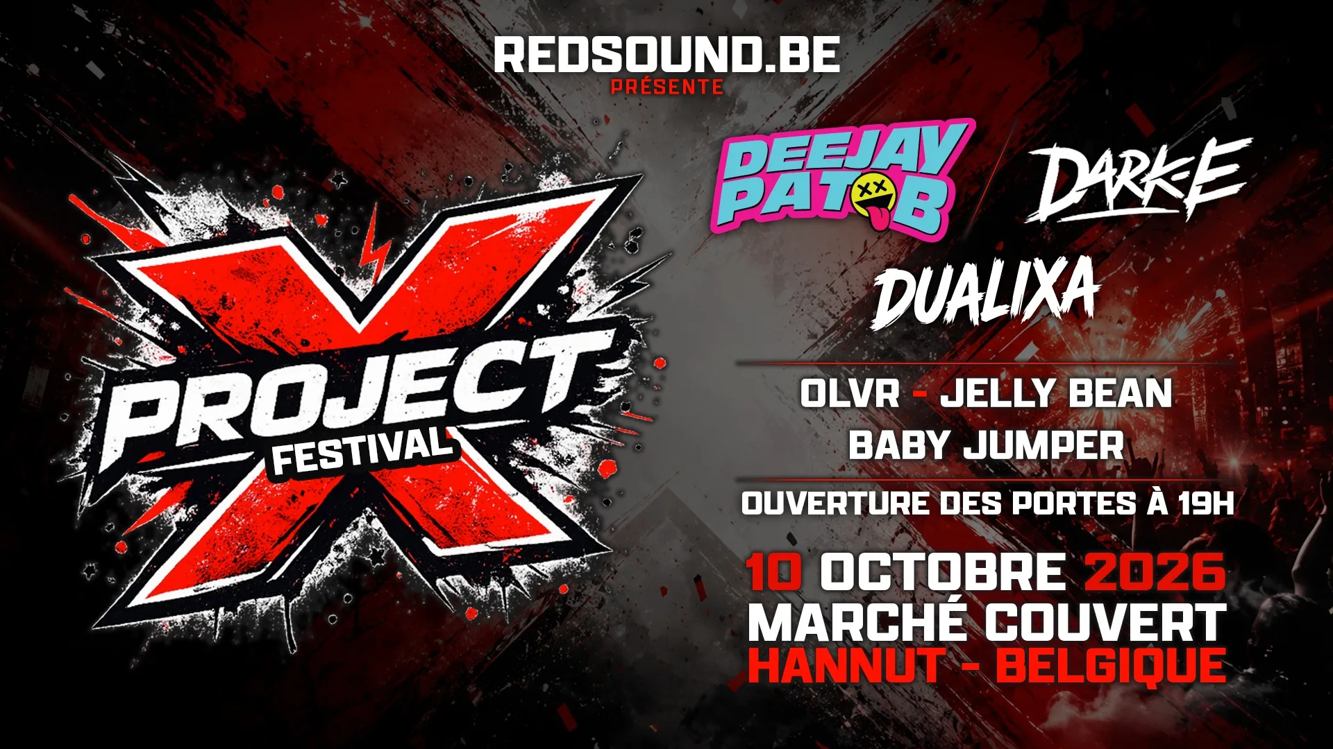 PROJECT X - HANNUT - 10.10 op Facebook