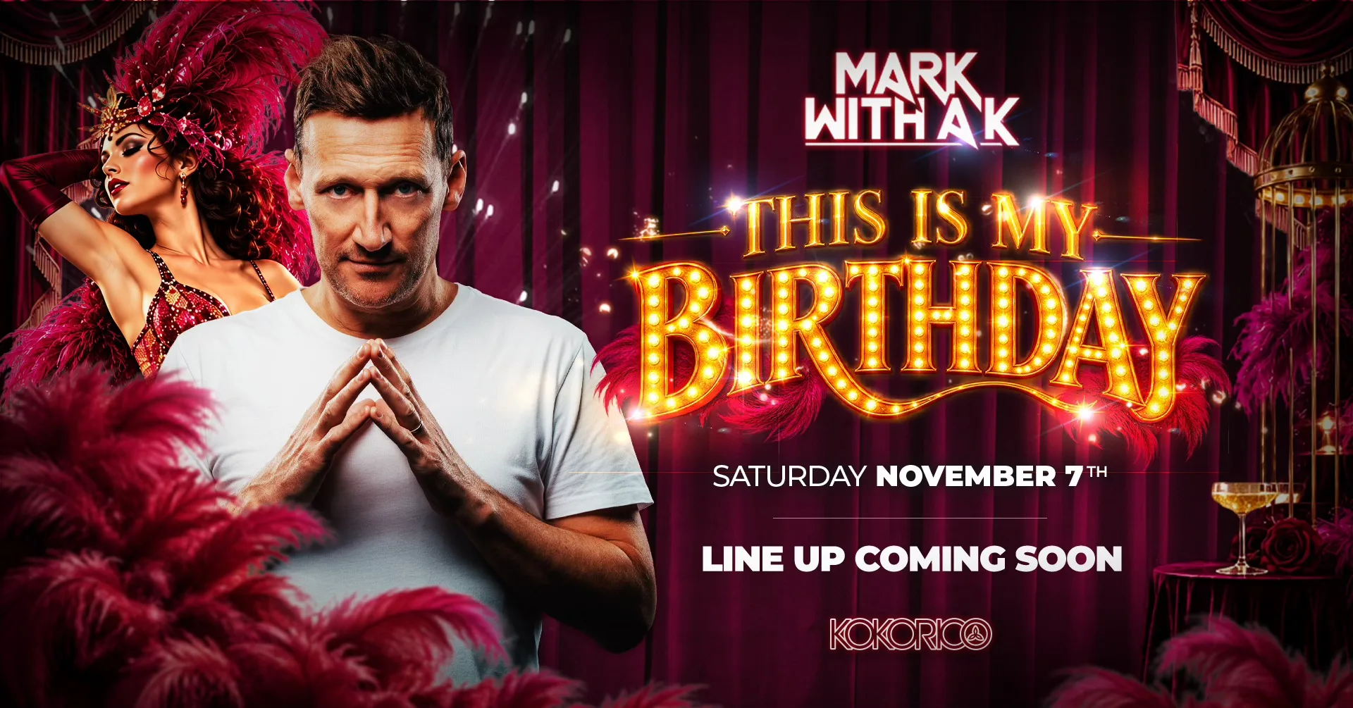 MARK WITH A K | THIS IS MY BIRTHDAY op Facebook