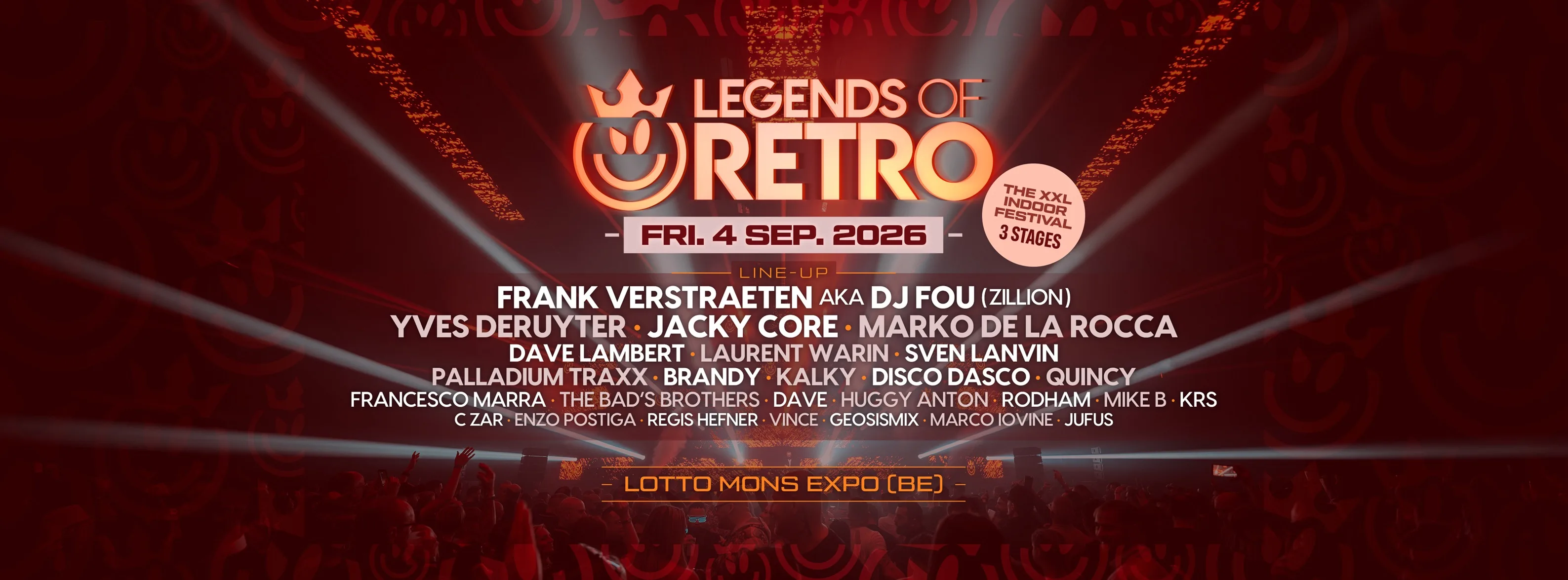 Legends of Retro - The XXL Indoor Festival op Facebook