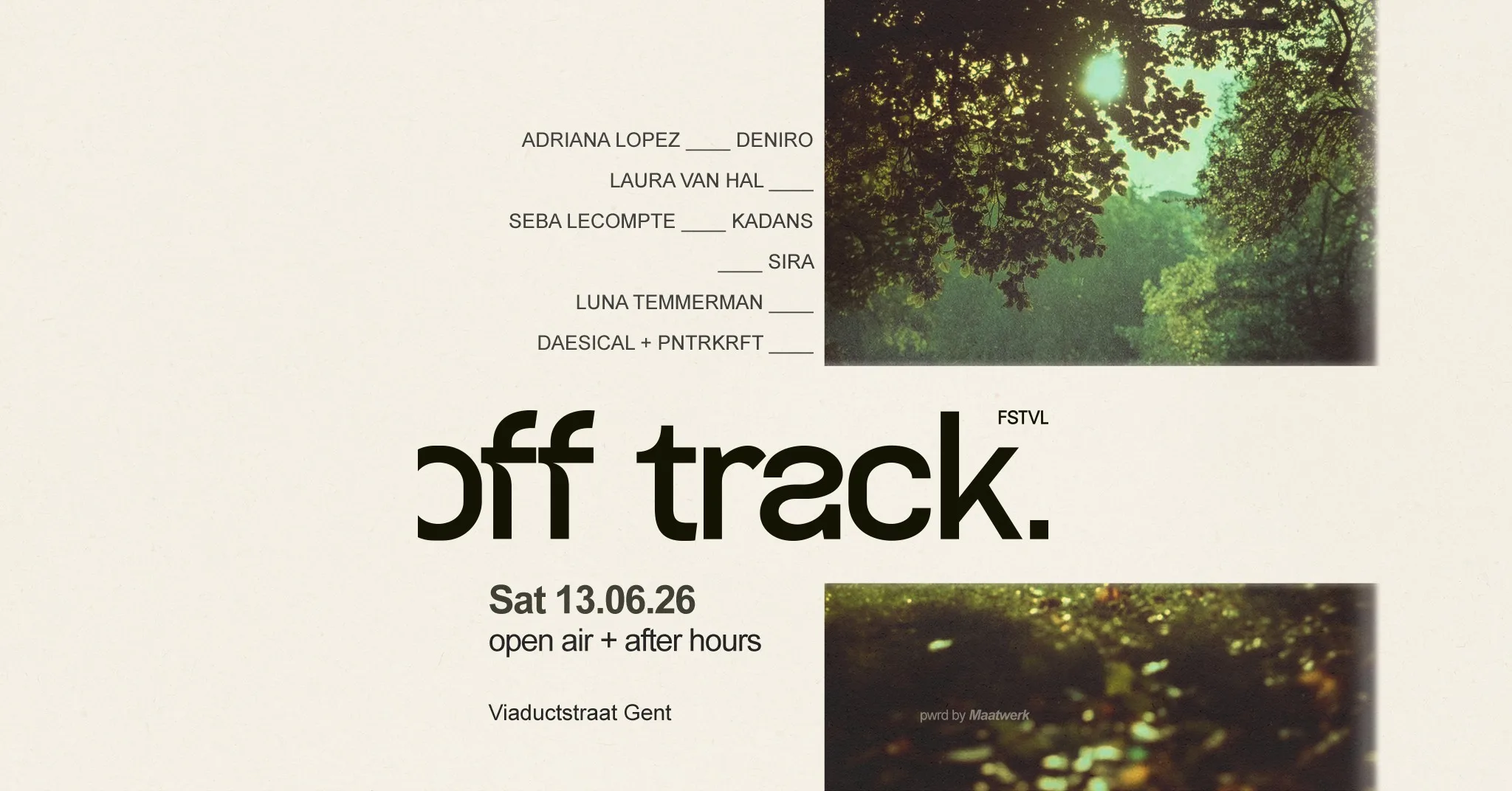 OFF TRACK FSTVL with Adriana Lopez & Deniro op Facebook