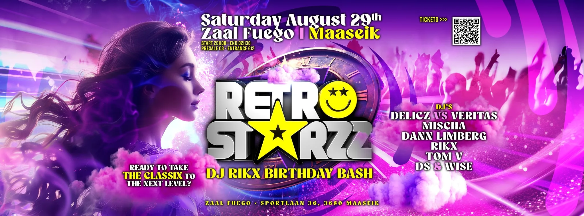 Retrostarzz Rikx BDAY bash op Facebook