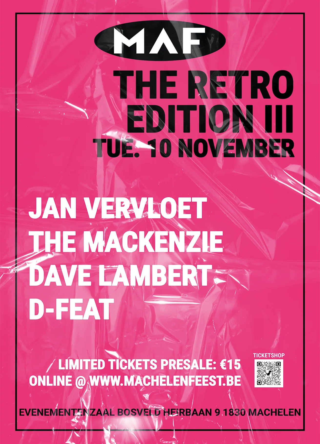 MAF The Retro Edition op Facebook