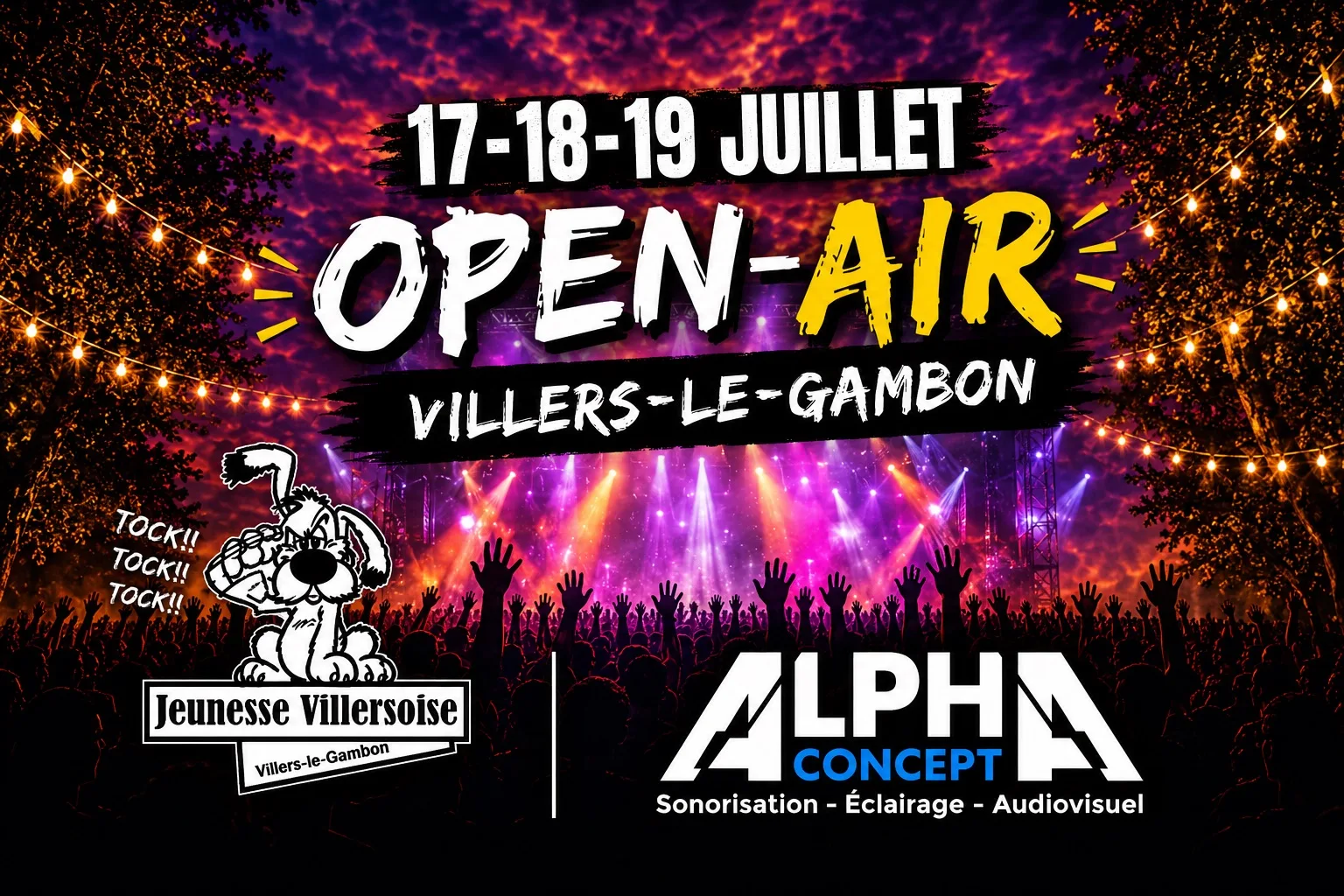 Open air Villers-le-Gambon op Facebook