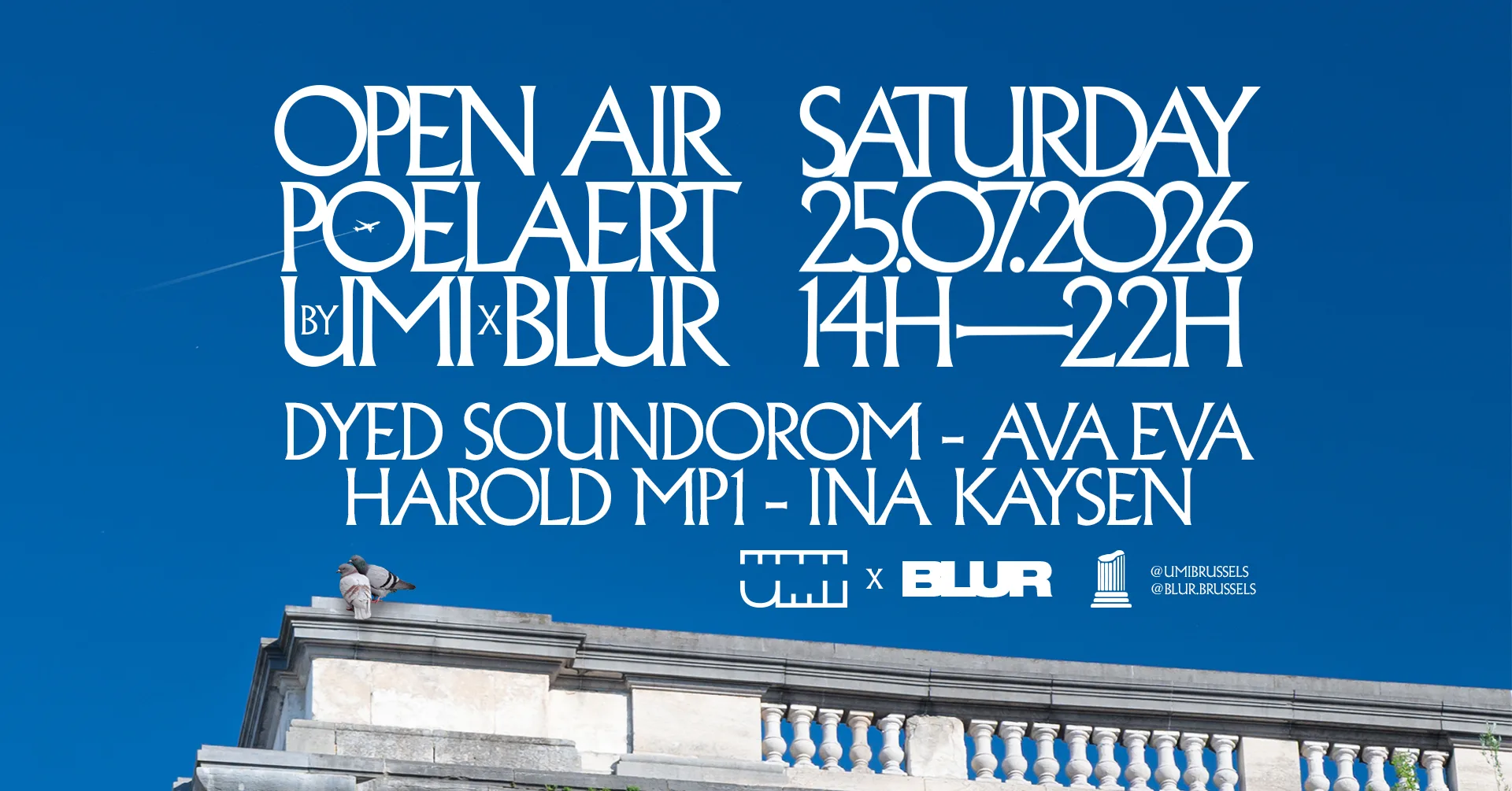 BLUR x UMI Open Air · Poelaert op Facebook