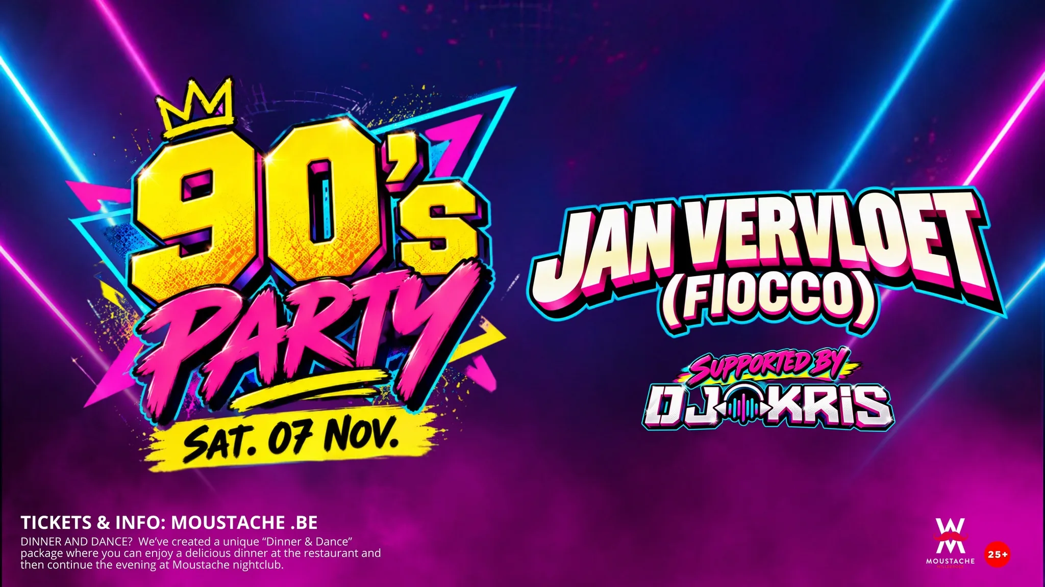 Sat. 07 Nov. | 90's Party op Facebook