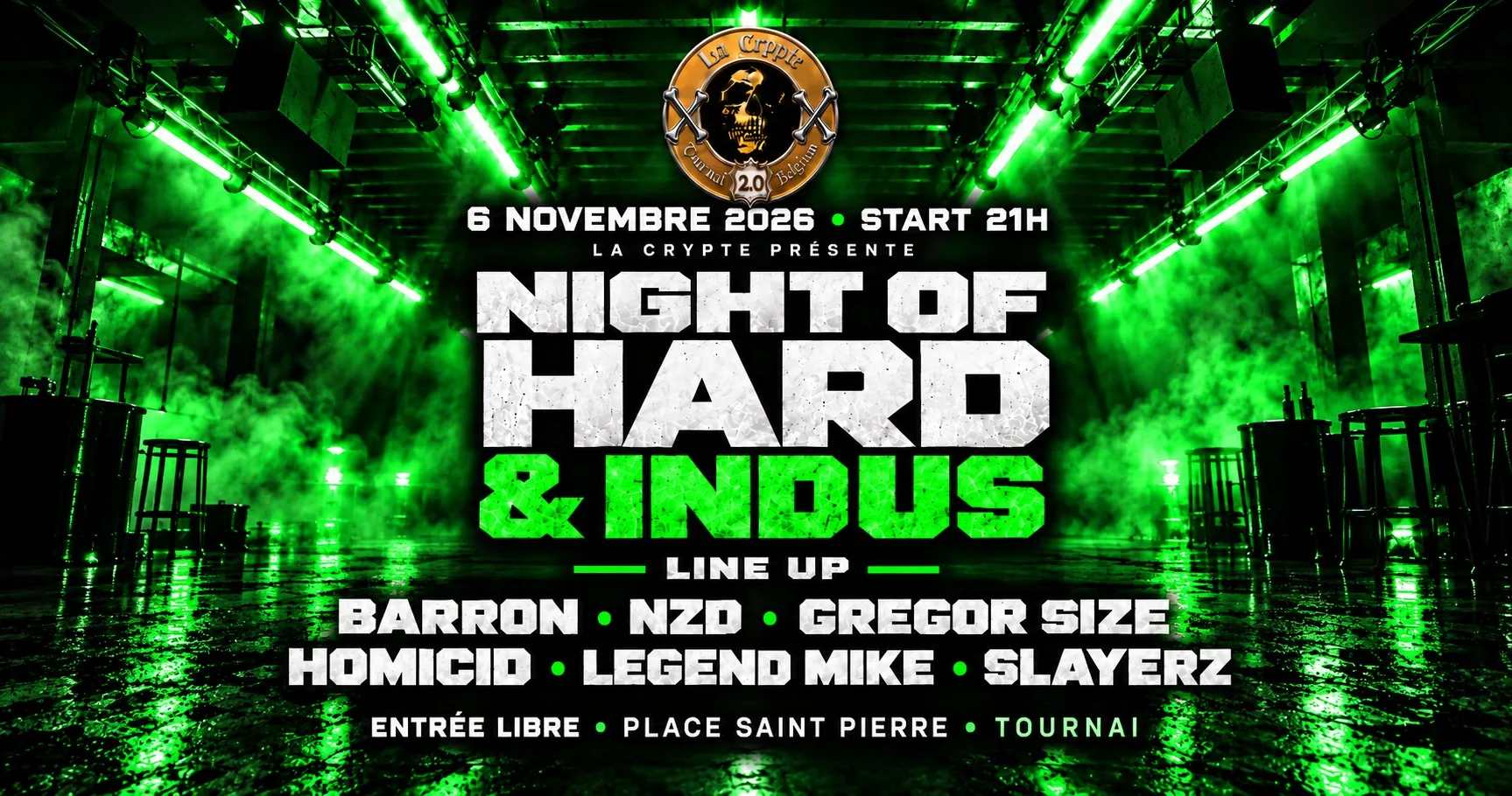 NIGHT OF HARD & INDUS op Facebook