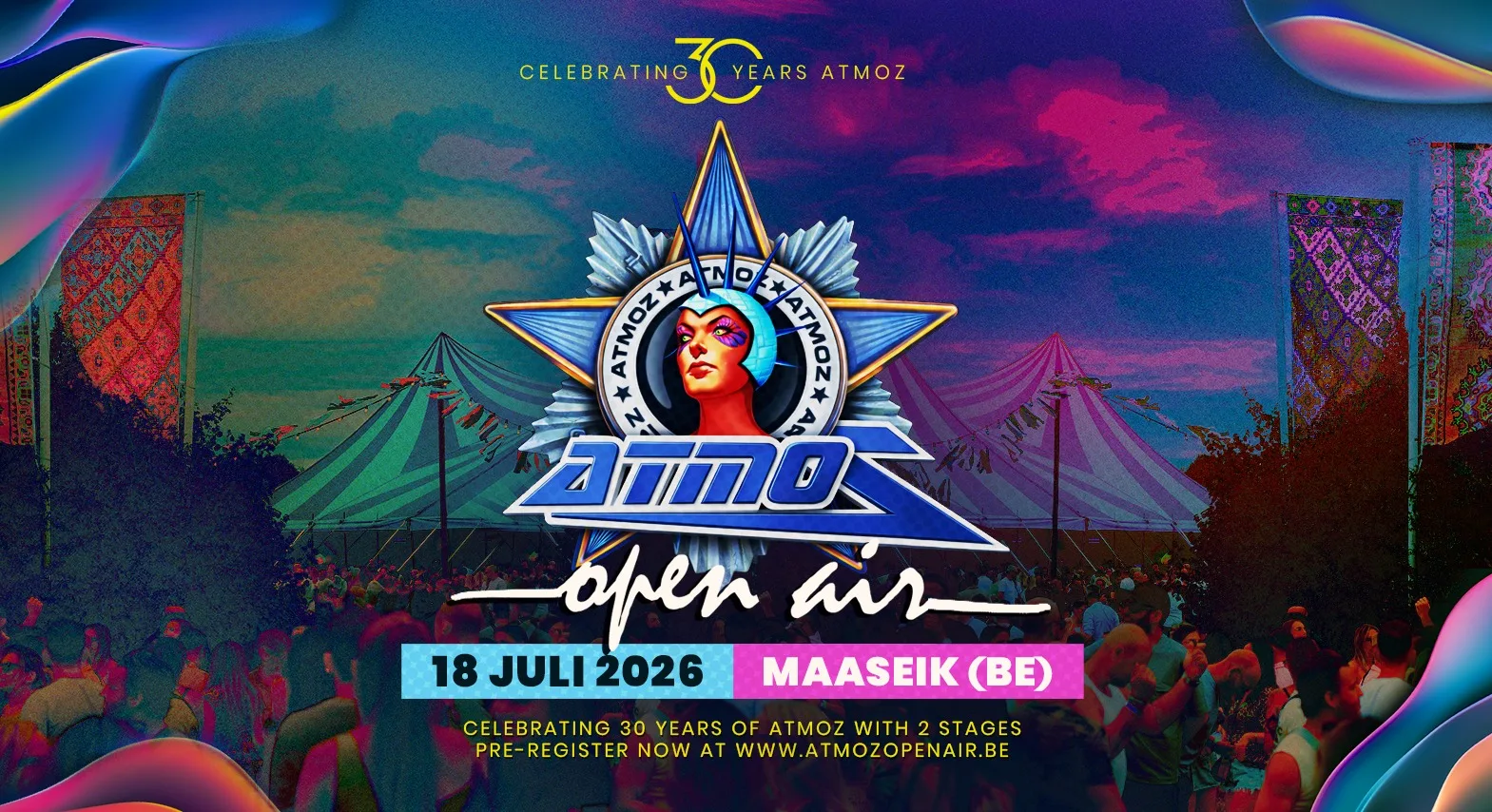 Atmoz Open Air 2026 - 30 Years of Atmoz op Facebook