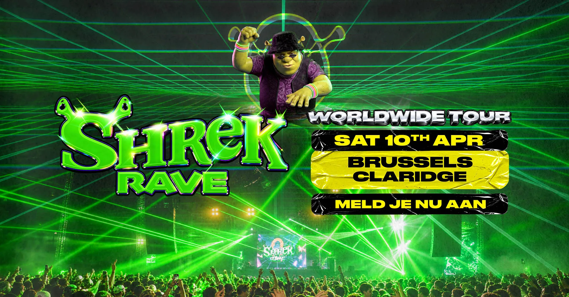 Shrek Rave Is Coming To Brussels! op Facebook