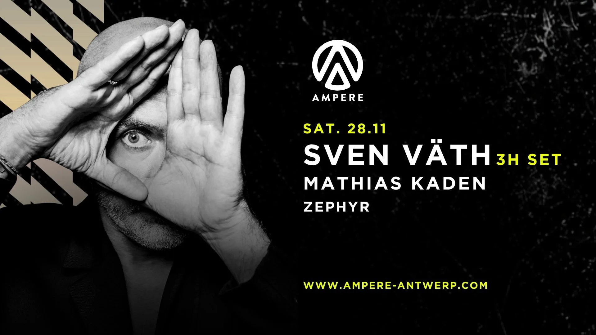 Ampere presents: Sven Väth (3h set) op Facebook
