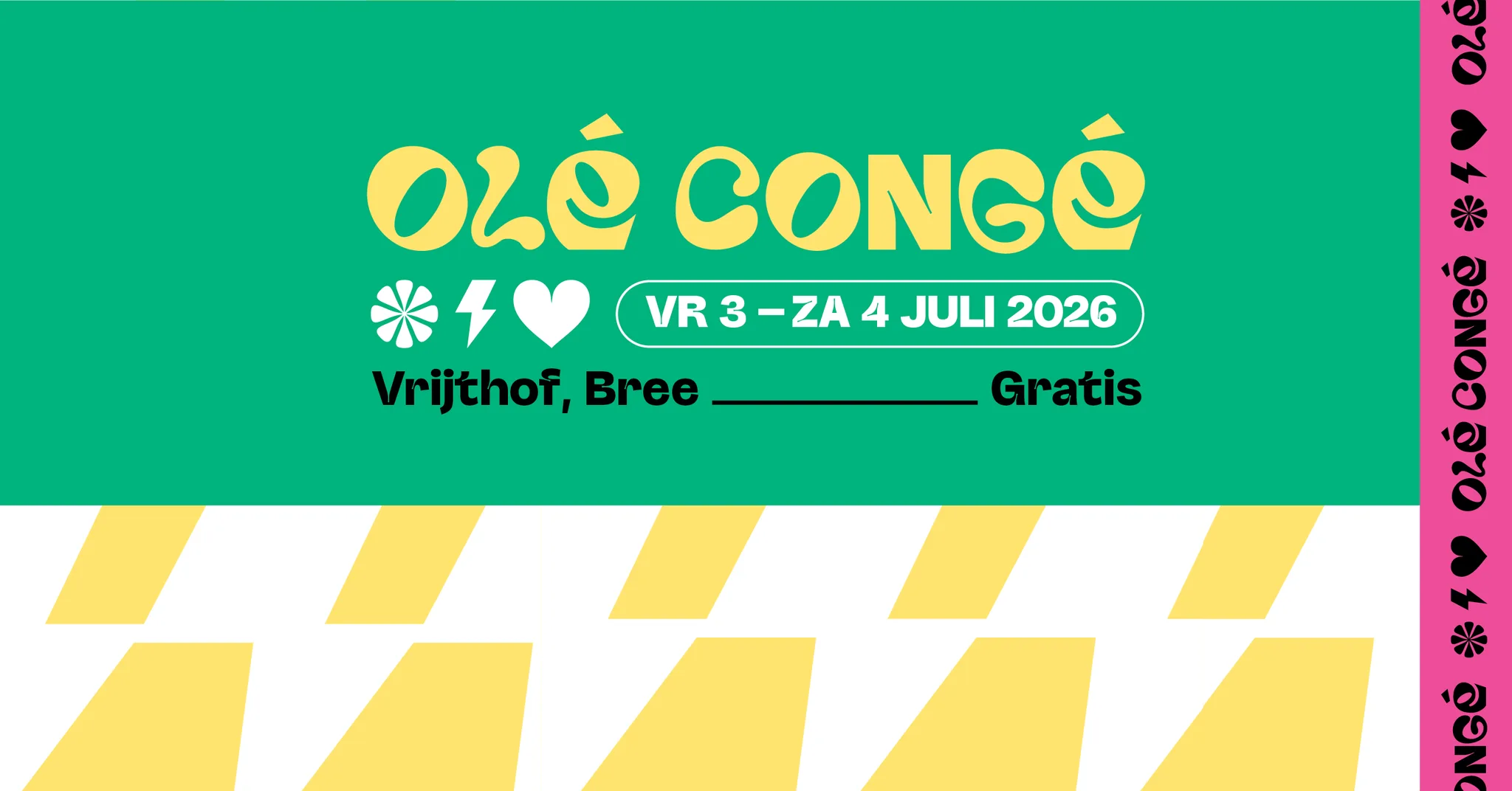 Olé Congé 2026 op Facebook