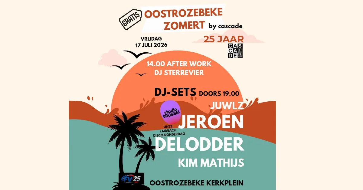 FEESTAVOND MET TOP-DJ'S! - GRATIS op Facebook