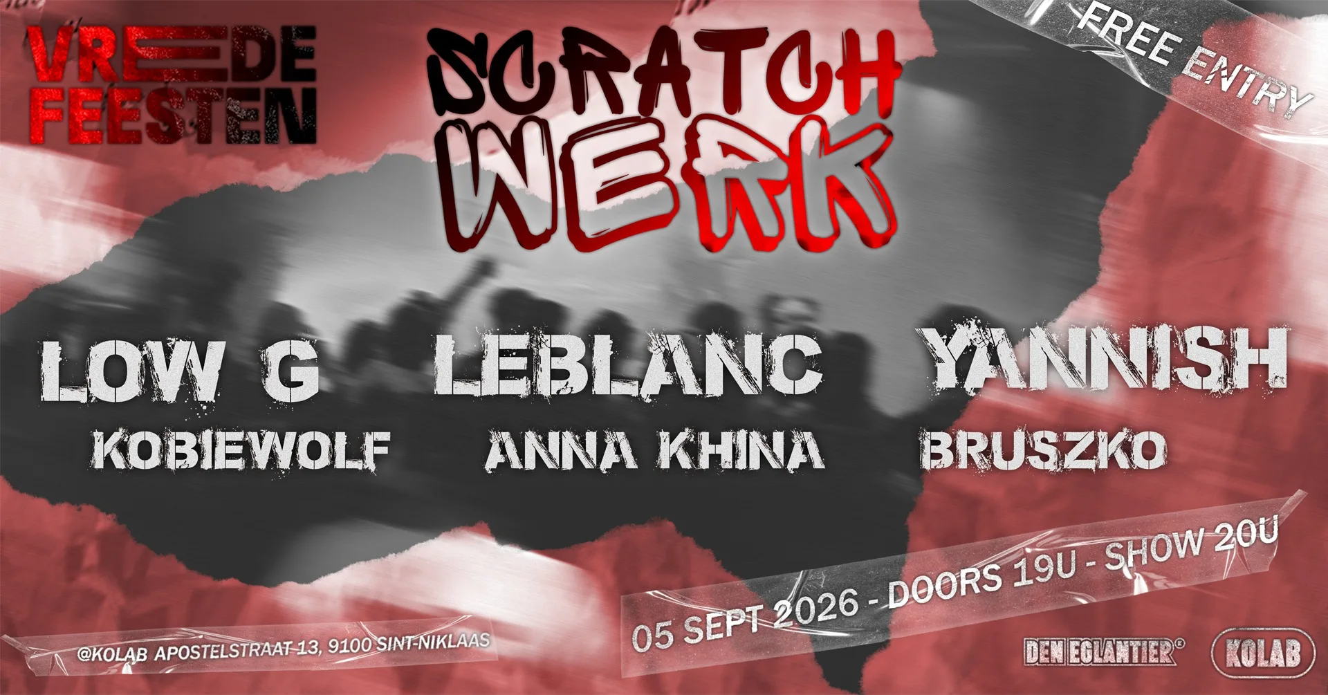 Scratchwerk x Vredefeesten @KOLAB - JC Den Eglantier op Facebook