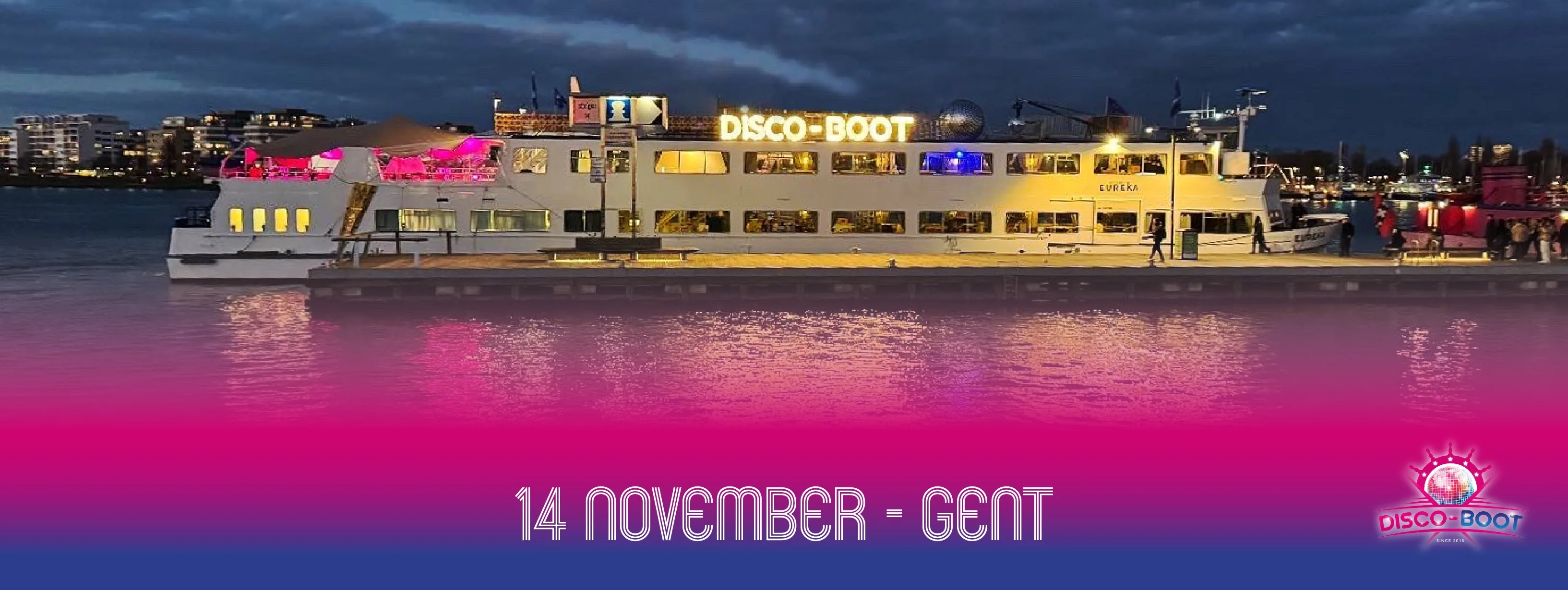 DISCO-BOOT Gent - UITVERKOCHT op Facebook