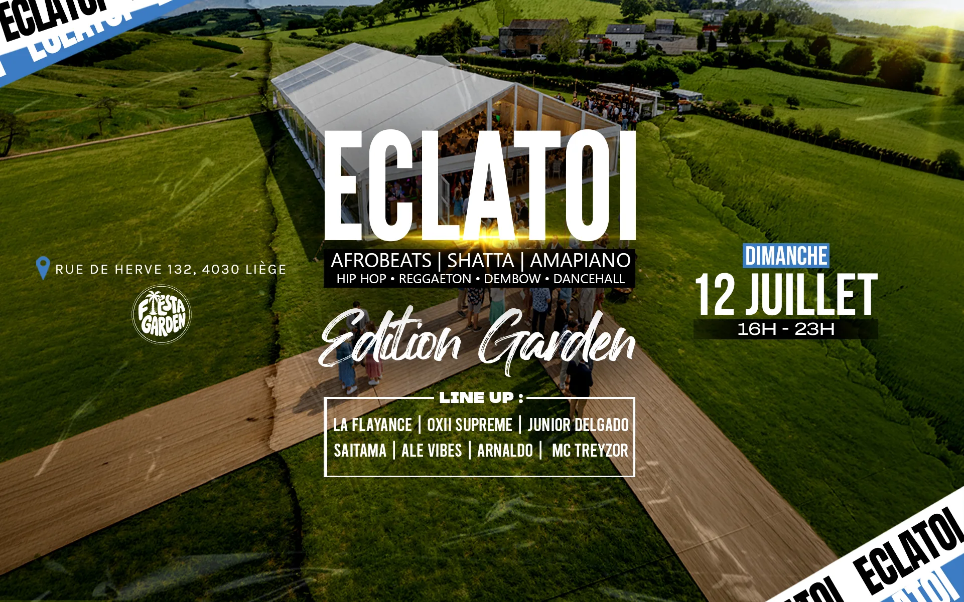 ECLATOI | Garden Edition | UCE Liège 16H - 23H op Facebook