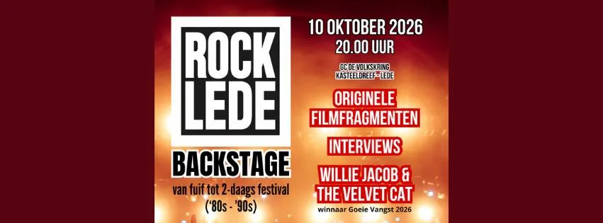 Rock Lede Backstage: van fuif tot 2-daags festival op Facebook