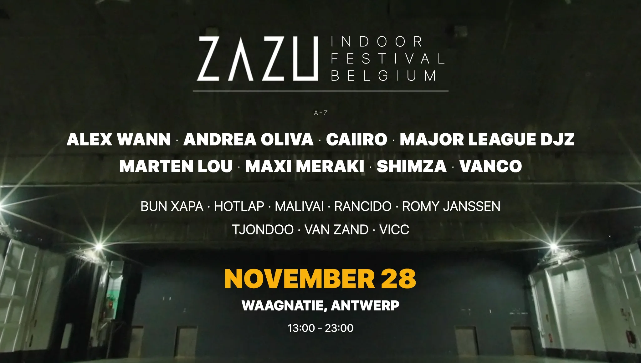ZAZU Indoor Festival Belgium