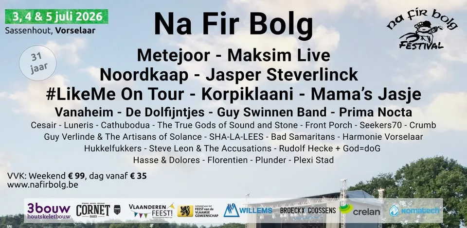Na Fir Bolg 2026 festivalbeeld