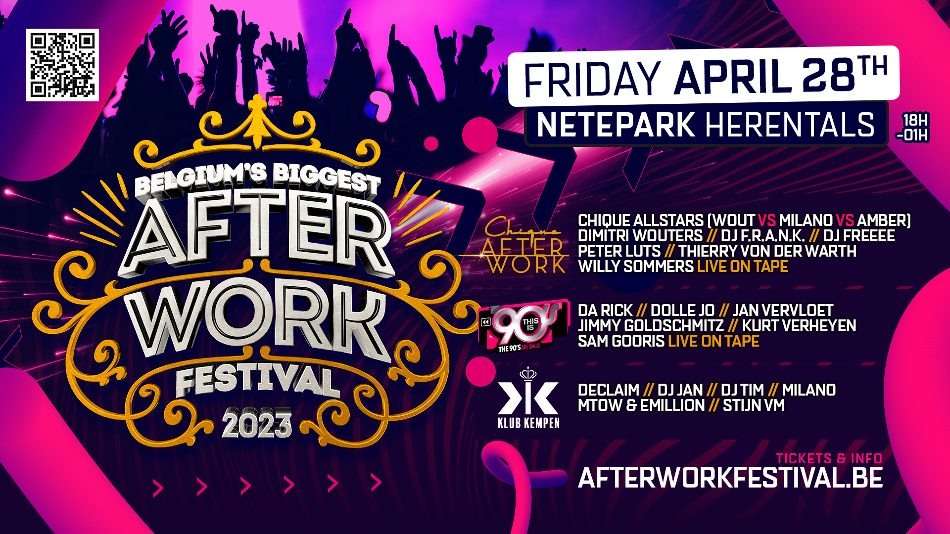 Afterwork Festival 2023 Festivals Belgie